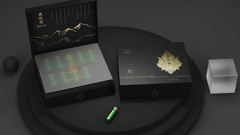 金巴瓦蜂蜜包装设计